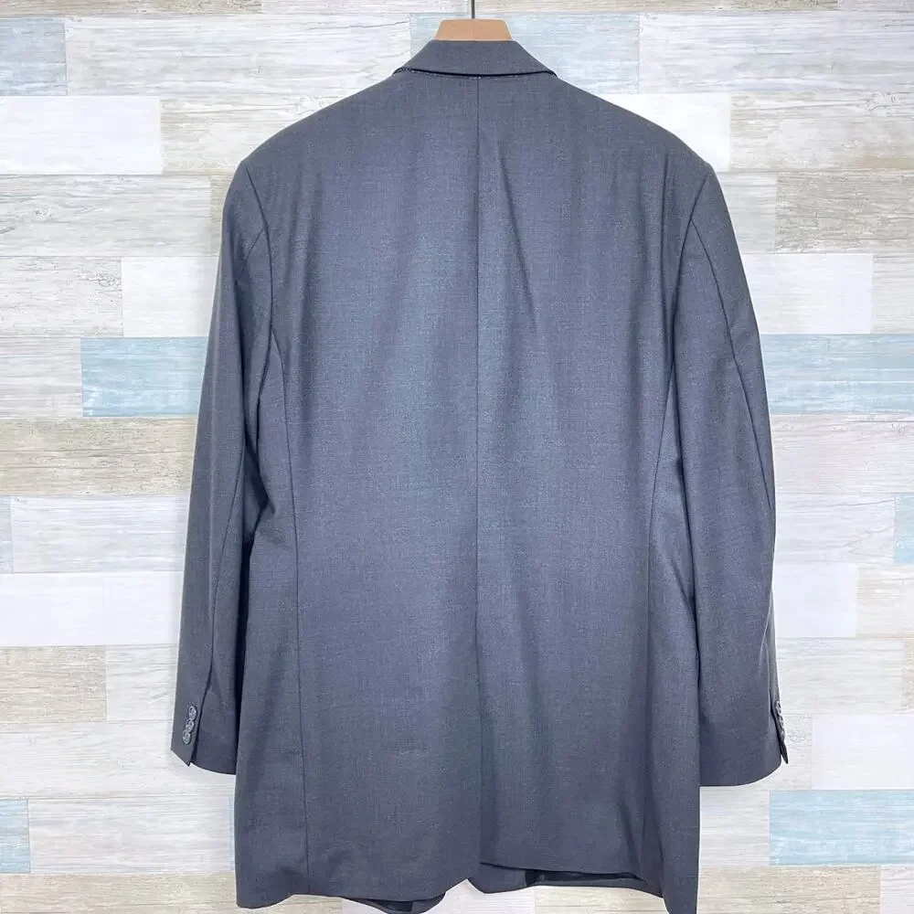 Brooks Brothers 346 Stretch Wool Suit Gray 3 Button Mens 41L Jacket 36R Pants